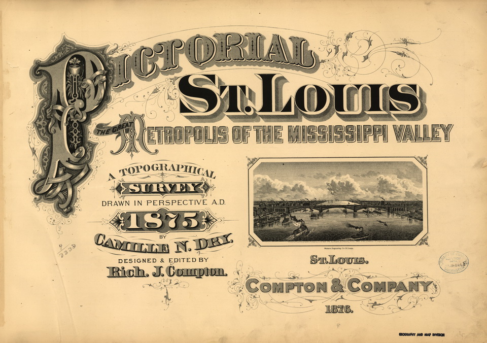 Pictorial St. Louis 1875 Cover Page