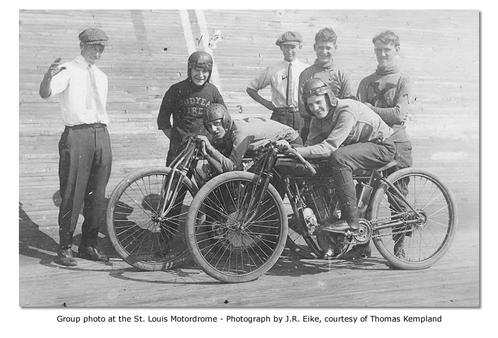Group photo at St. Louis Motordrome