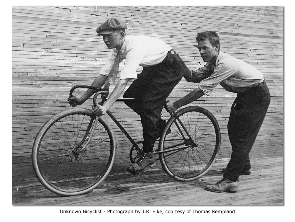 Unknown Bicyclist at St. Louis Motordrome