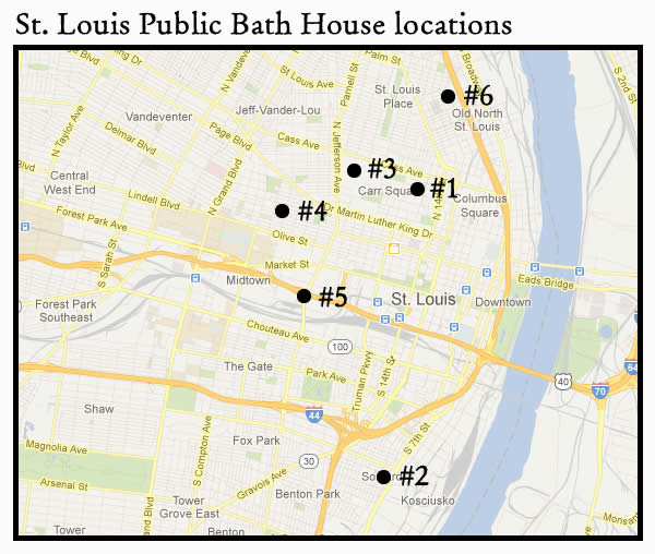 St. Louis Public Bath House Locations