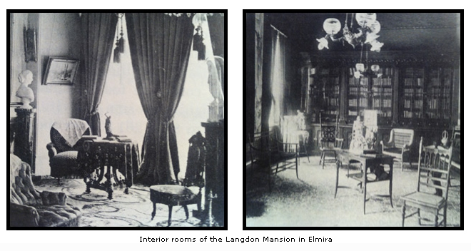 Interior rooms of the Langdon Mansion