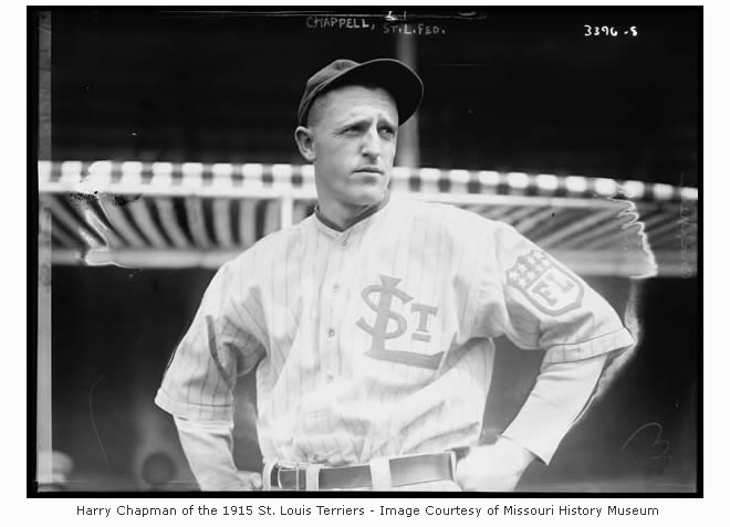 Harry Chapman of the 1915 St. Louis Terriers