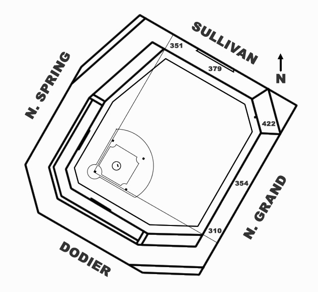 Sportsman's Park Diagram