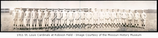 1911 St. Louis Cardinals at Robison Field