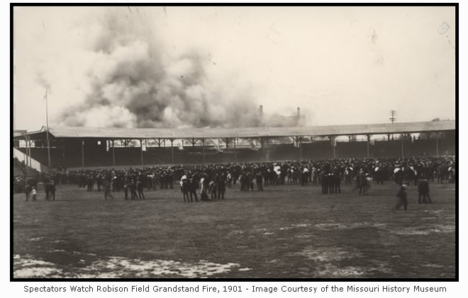 Fire at Robison Field