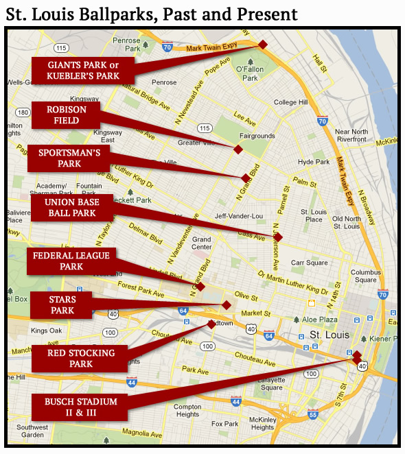 The Ballparks of St. Louis