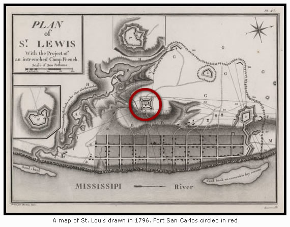 St. Louis in 1796