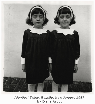 Identical Twins, Roselle, New Jersey, 1967 by Diane Arbus
