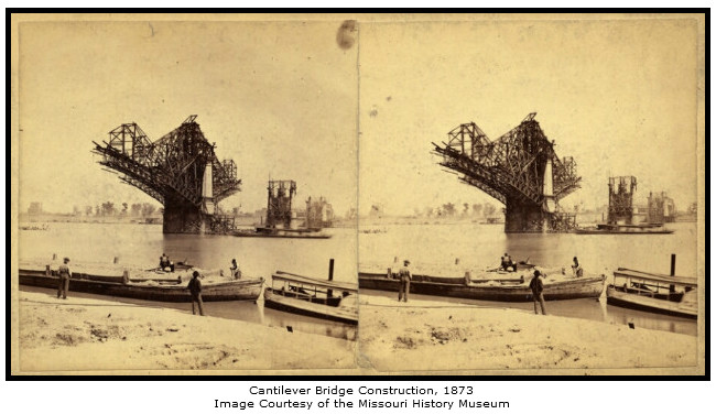 Cantilver Bridge Construction, 1873