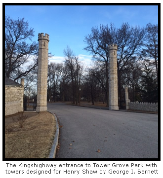 Kingshighway Entrance to Tower Grove Park