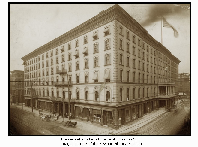 The Southern Hotel in 1888