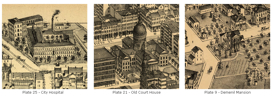 Pictorial St. Louis 1875 Buildings