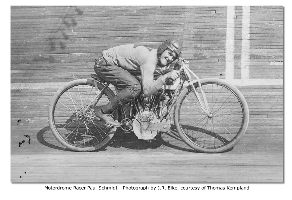 St. Louis Motordrome Racer Paul Schmidt