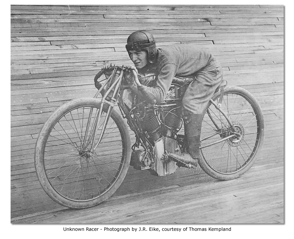 Unknown racer at St. Louis Motordrome