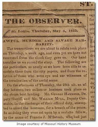 The Francis McIntosh Lynching