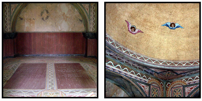 The interior of the Wainwright Tomb