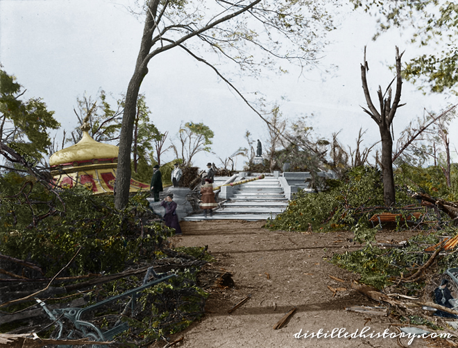 Colorization of 1896 Cycle Aftermath