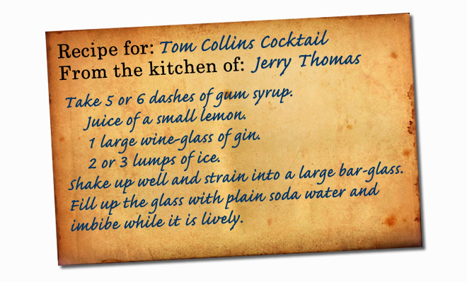 Tom Collins Recipe
