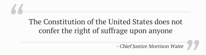 Chief Justice Morrison Waite Quote