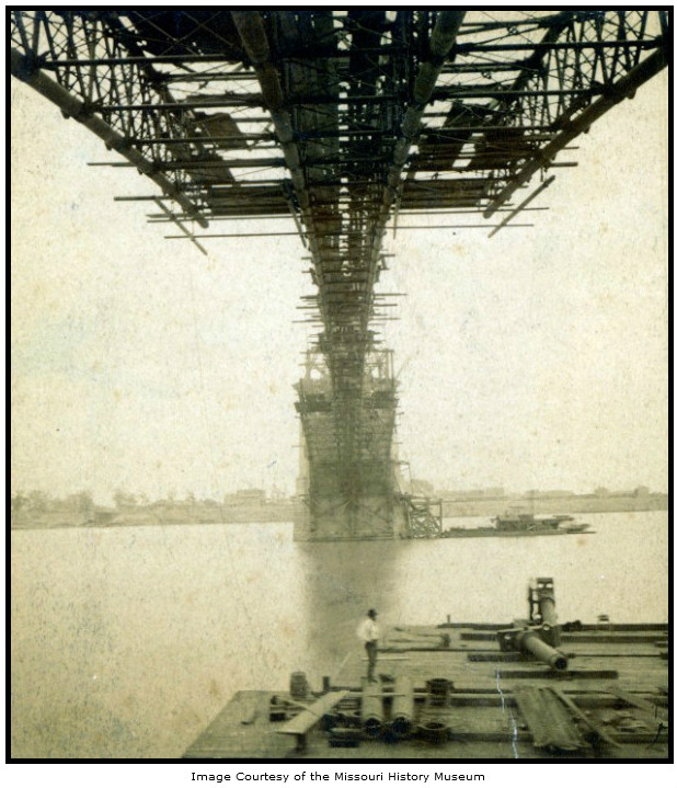 Eads Bridge from Below