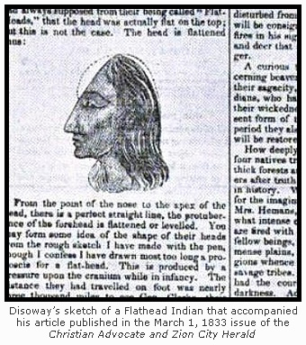 "Flathead" Indian Illustration