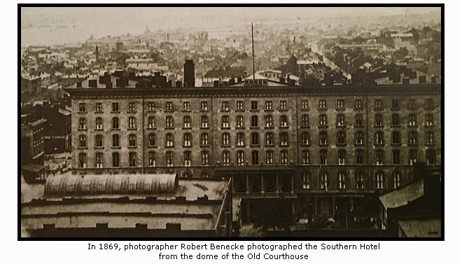 The Southern Hotel in 1869