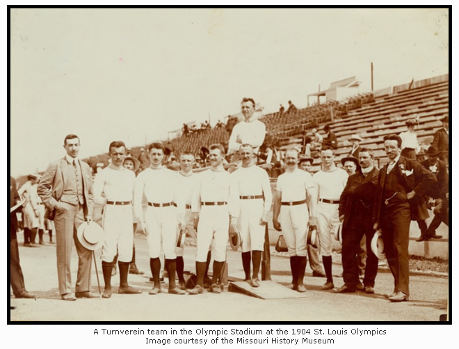 A Turnverein Team at the 1904 Olympics