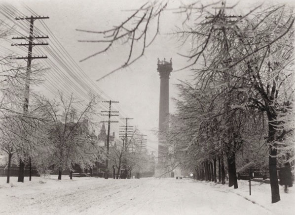 Grand Tower in Snow