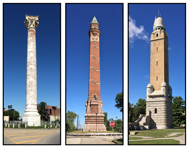 The St. Louis Water TowersThe St. Louis Water Towers