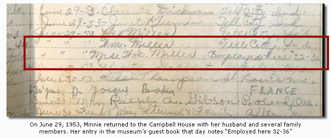 1953 Campbell House Guestbook