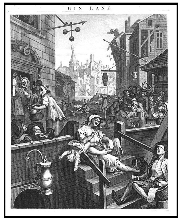 William Hogarth's Gin Lane