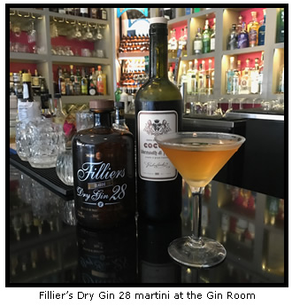 Martini at the Gin Room